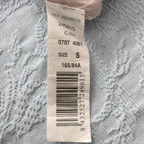 MNG Mango Y2K Pink Beaded T-shirt w/ Bird Print Women's Size S Scoop Neck - Picture 11 of 13